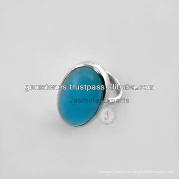 925 anillos de plata esterlina, anillo de bisel de piedras preciosas hechas a mano anillo de joyería